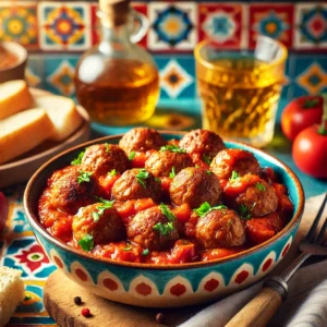 Spaanse Borrelballetjes met Chorizo en Cognacsaus