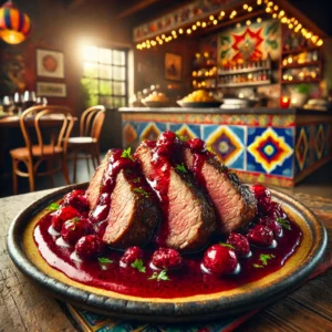 Speenfilet met Cranberry-Port Saus