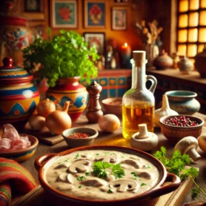 Stroganoffsaus met Wodka