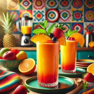 Tropische Super Sunrise Smoothie