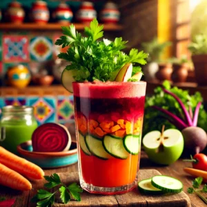Verfrissende Strandmocktail