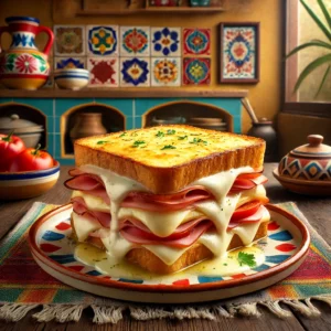 Gelaagde Airfryer Tosti met Bechamelsaus