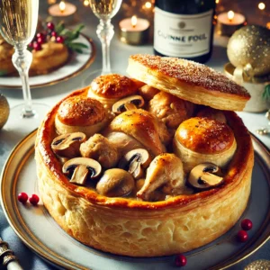Champagne Vol-au-Vent met Parelhoen Ragout