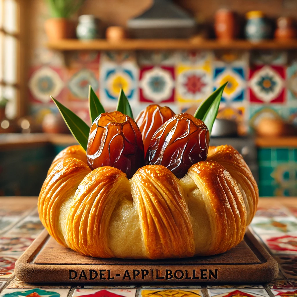 Dadel-Appelbollen met Marsepeinvulling
