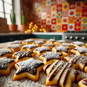 Gember-Kerstkoekjes met Chocolade en Kokos
