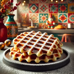 Kerst Wafels met Koekkruiden