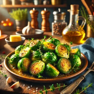 Spruitjes met Tijm-Knoflookboter