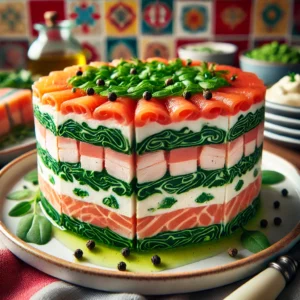 Zalm-Schol Terrine met Spinazie