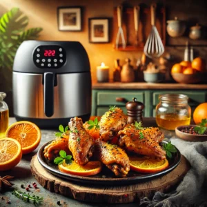 Gegrilde Kippenvleugels met Sinaasappel uit de Airfryer
