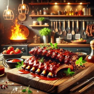 Knapperige Barbecuespareribs