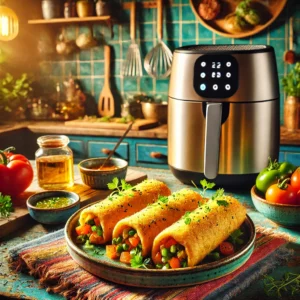 Knapperige Groenteburrito's uit de Airfryer
