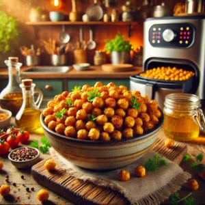 Knapperige Kikkererwten uit de Airfryer