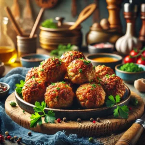 Knapperige Varkensgehaktballen
