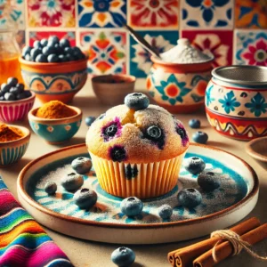 Luchtige Blauwebessenmuffins uit de Airfryer