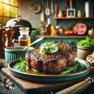 Malse Ribeye Steak met Kruidenboter