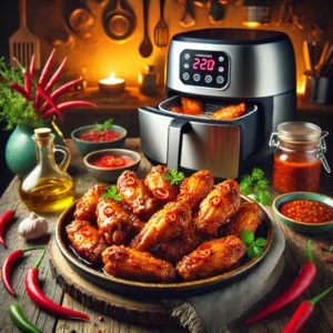 Pittige Kippenvleugels met Hete Chiliboter uit de Airfryer