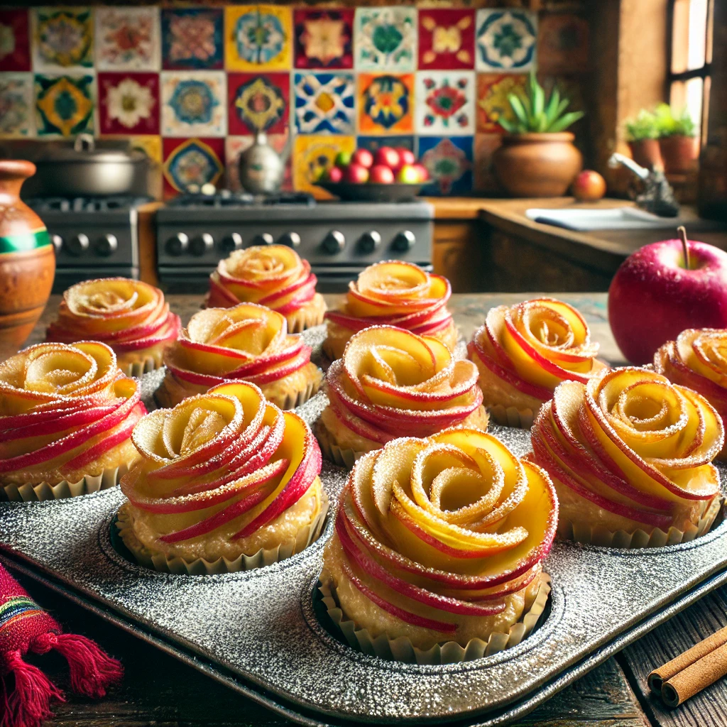 Appelroosjes van Bladerdeeg met Abrikozenjam