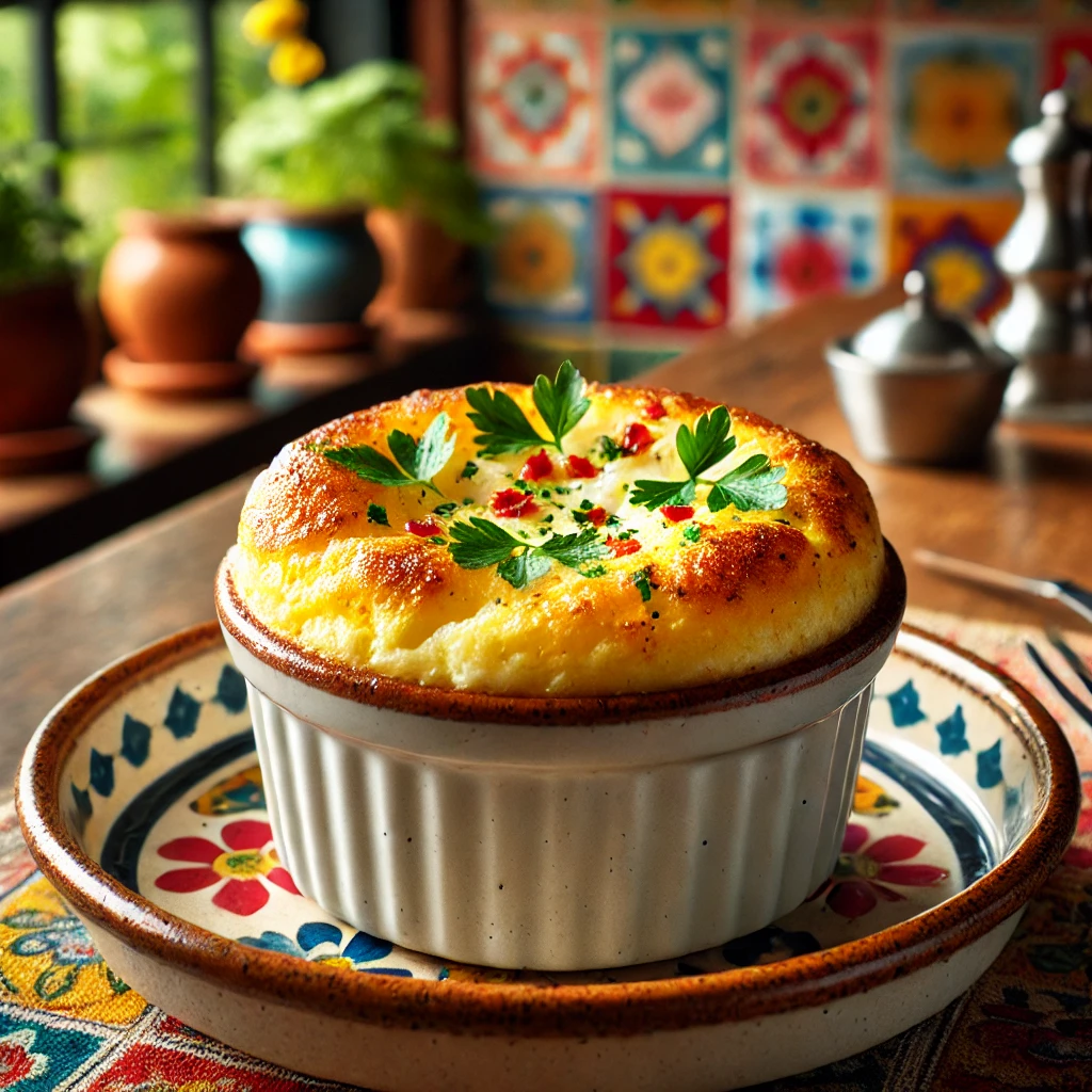 Ei-ontbijt Soufflé uit de Airfryer