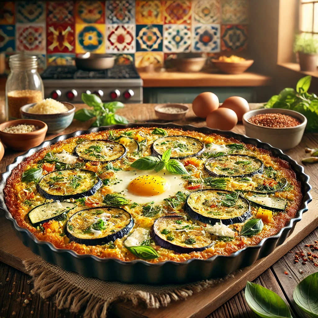 Frittata met Quinoa en Groenten