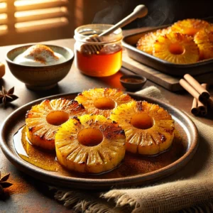 Gebakken Ananas met Honing en Kaneel uit de Airfryer