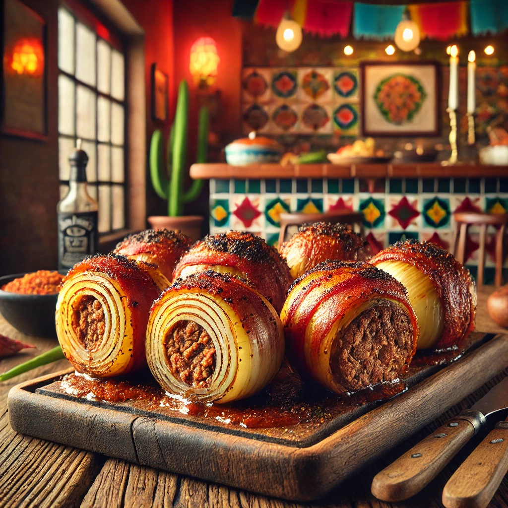 Gehakt BBQ Onion Bombs