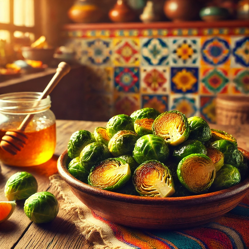 Gekarameliseerde Spruitjes uit de Airfryer