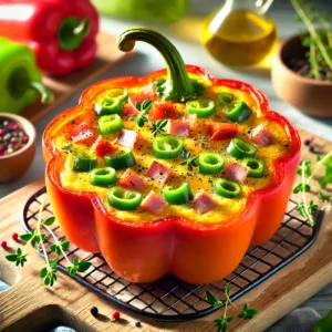 Gevulde Paprika Quiche uit de Airfryer