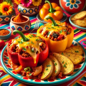 Gevulde Paprika met Gehakt uit de Airfryer