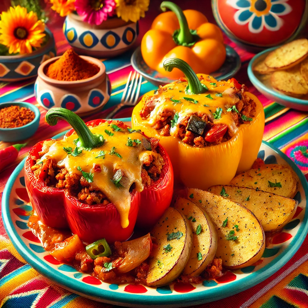 Gevulde Paprika met Gehakt uit de Airfryer