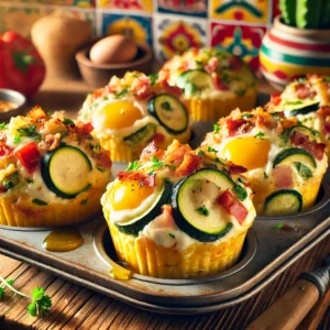 Hartige Eimuffins met Groenten en Spek uit de Airfryer