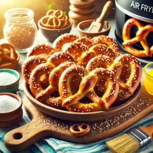 Knapperige Zelfgemaakte Pretzels uit de Airfryer