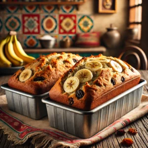 Kokos-Rozijnen Bananenbrood uit de Airfryer
