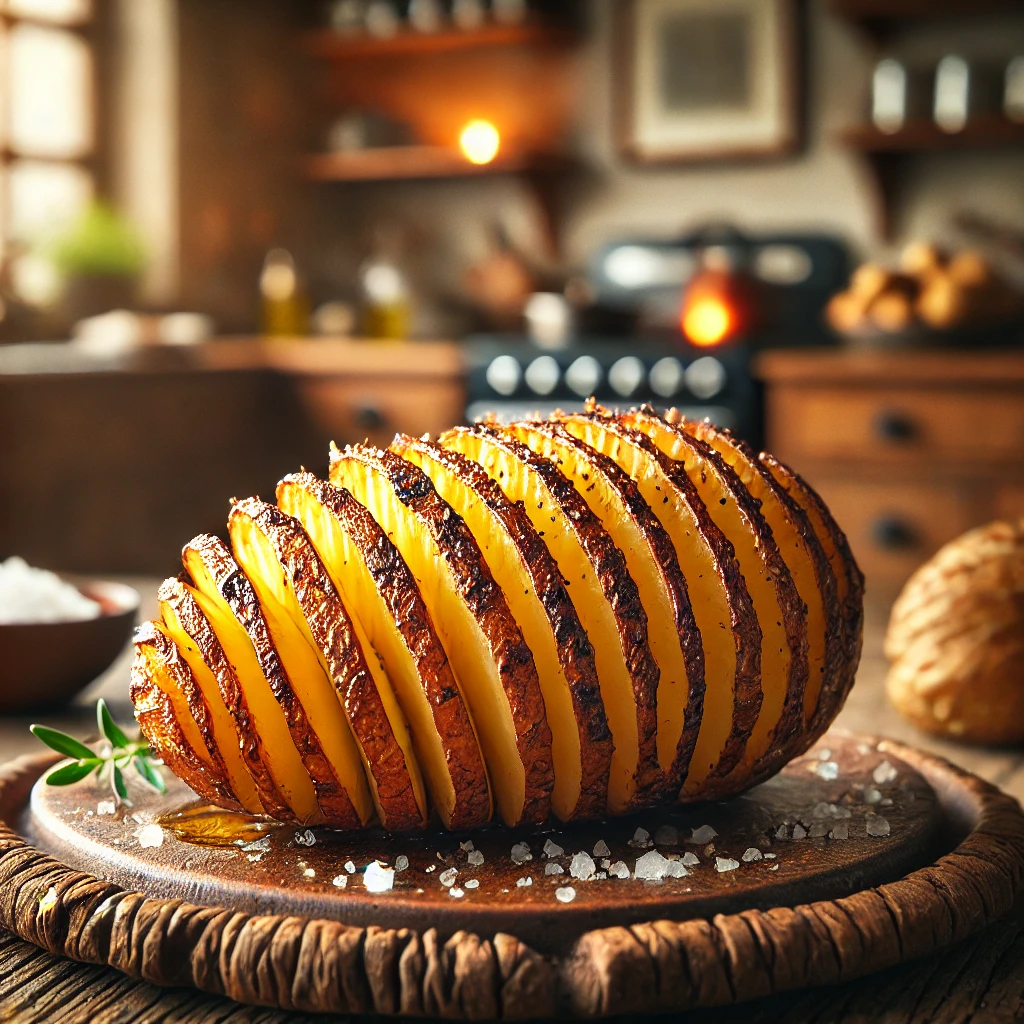 Krokante Hasselback Aardappelen uit de Airfryer