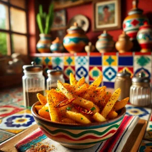 Pittige friet in de schil airfryer