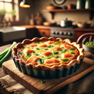 Romige Zalmquiche uit de Airfryer