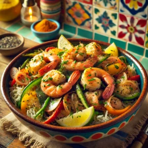 Visschotel met Garnalen en Zalm