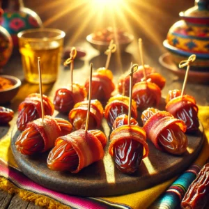 Gefrituurde Dadels met Chorizo en Spek