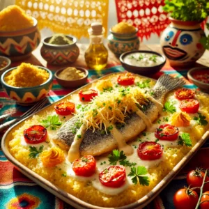 Gegratineerde Grietfilet met Kaas en Mosterd