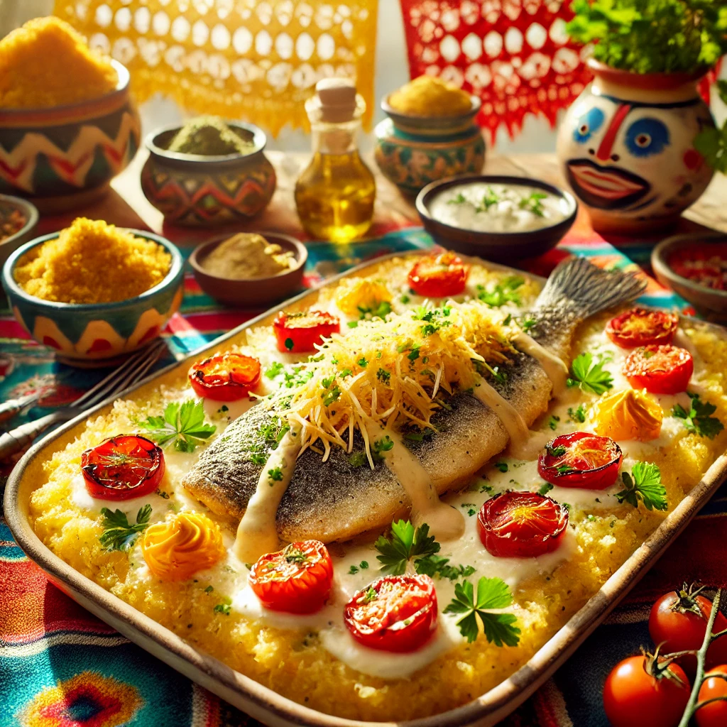 Gegratineerde Grietfilet met Kaas en Mosterd
