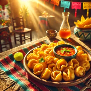 Knapperige Gefrituurde Tortellini met Zoetzure Saus