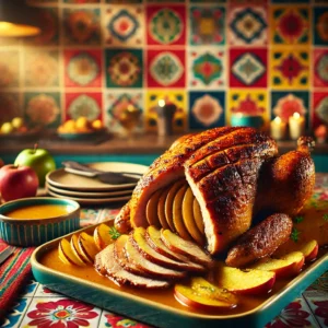 Gevulde Gans met Appelvulling en Cognac-roomsaus