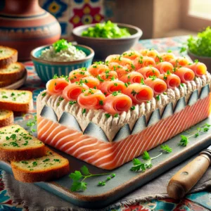 Pâté van Zalm en Tarbot met Bieslook