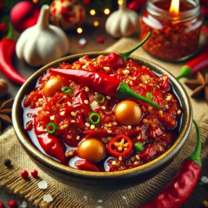 Zeer Pittige Kastanje Sambal