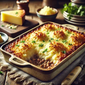 Gegratineerde Parmentier Ovenschotel