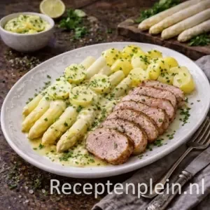 Asperges met peterselieboter