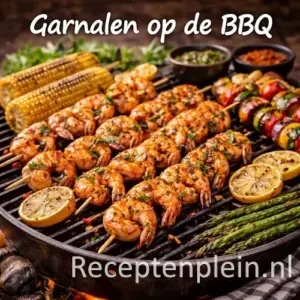 Garnalen op de BBQ