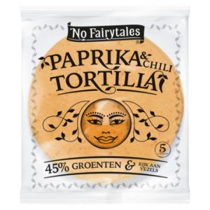 No Fairytales Paprika Chili torilla wraps