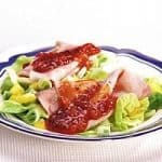 Salade met beenham en tomatenrelish