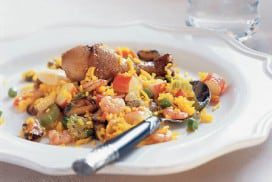 5 ingrediënten paella