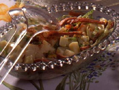 Aardappelsalade met vleeswaren